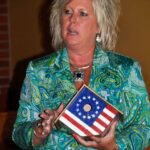 Jeanane Markway with blanket