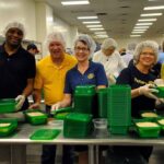 Columbia Rotary presidents Ron Kelley, Tom Trabue, Rose Hayden, Kelley Upham and Rotaract president