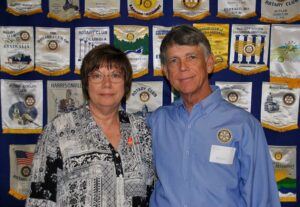 Buffalo: Mary Ellen Chapman, current president and president-elect, and Ron Locke, Foundation chair.