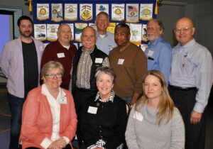 Columbia: from left, (front row) Linda Ladd, Margie Meyer, Jody Rae Miller; (back row) Neil Carr, Bob Churchill, Mike Randerson, Marty Walker, John French, Al Tacker and Melvin Platt.