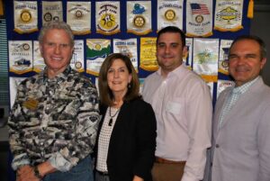 Springfield: Paul Reinert, district governor nominee designate; Kathleen O’Dell, president; Britton Jobe, membership chair; and Dwayne Fulk, president-nominee.