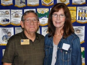 Willow Springs: Jay Waggoner, assistant governor, and Teresa Waggoner, president-elect.