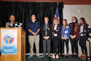 Amy Jammeh and RYE students