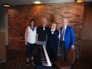 Columbia South Members Amy Nugent Schneider (Pres), Harry Beckett and Jack Holloway