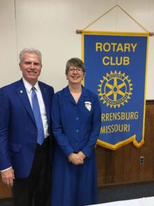 Warrensburg Pres Karen Hicklin