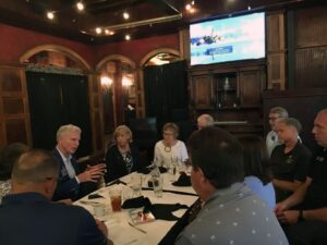 Meeting with Board at Rolla Noon club