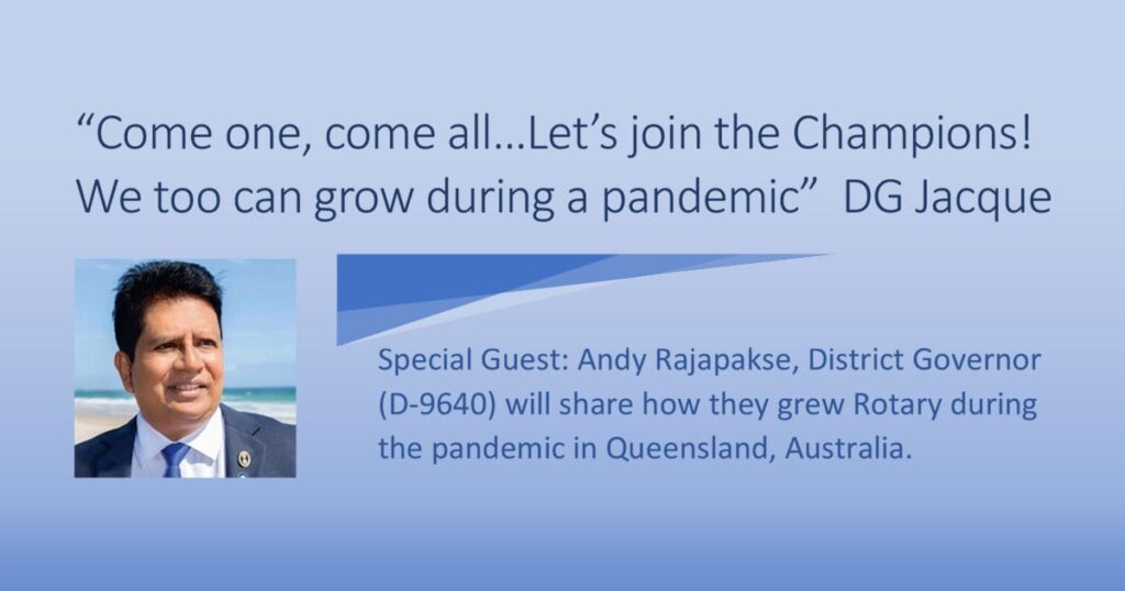 Let's Join the Champions - Thursday, January 21 at 5pm CST