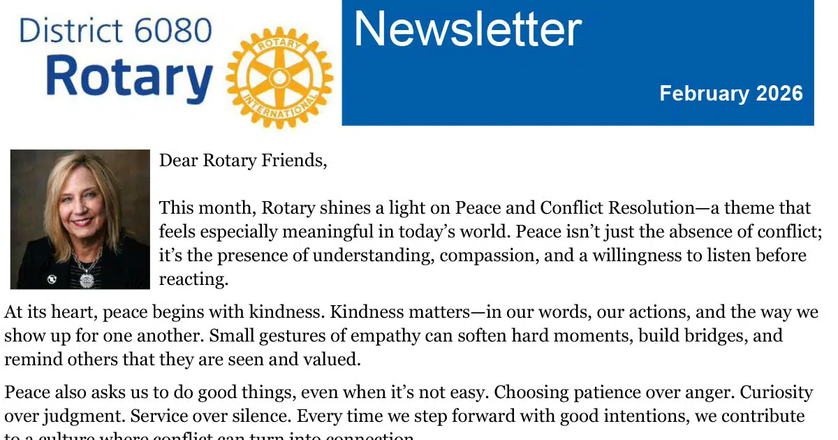 February 2026 District 6080 Newsletter